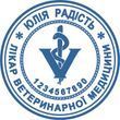 Лікарська печатка "Ескіз 5-11"